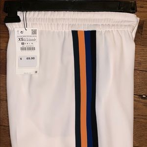 New never worn white straight leg pants